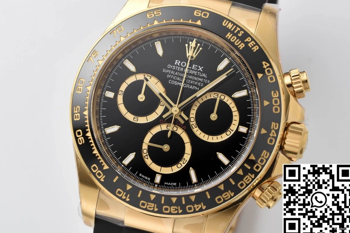 Black Cosmograph Daytona Factory Rolex M126518 Clean Bezel 0411